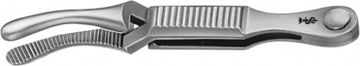 DIEFFENBACH Bulldogklemme, gebogen, 50 mm (2"), Maullänge: 16 mm