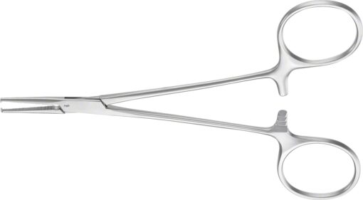HALSTED (MOSQUITO) Arterienklemme, gerade, 125 mm (5"), feingliedrig, 1 x 2 Zähne,