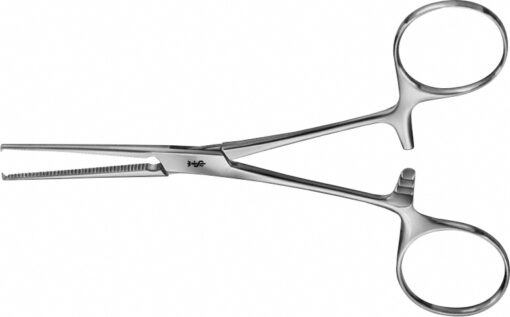 KOCHER Arterienklemme, gerade, 140 mm (5 1/2"), 1 x 2 Zähne