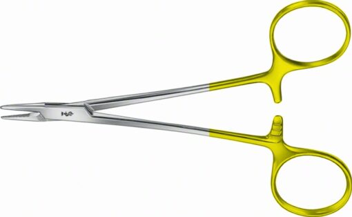 CONVERSE DUROGRIP Hartmetall Nadelhalter, gerade, 130 mm (5 1/8"), mit Teilung 0,2 mm, Nahtmaterial 6/0 - 10/0