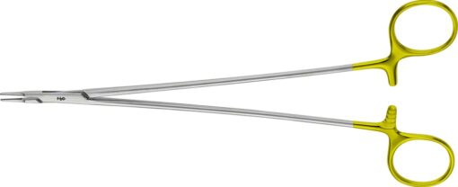 RYDER DUROGRIP Hartmetall Nadelhalter, gerade, 230 mm (9"), sehr fein, mit Teilung 0,2 mm, Nahtmaterial 6/0 - 10/0