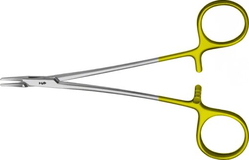 RYDER DUROGRIP Hartmetall Nadelhalter, gerade, 150 mm (6"), glatt, extra schmal, Nahtmaterial 9/0 - 11/0,
