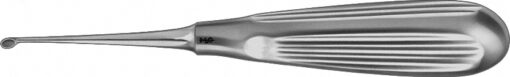 VOLKMANN Scharfer Löffel, 170 mm (6 3/4"), Fig. 0000, Breite: 2,800 mm