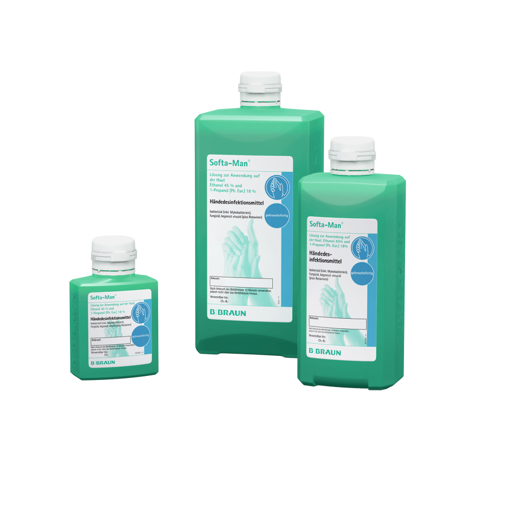 Softa-Man, Händedesinfektionsmittel für trockene bis normale Haut