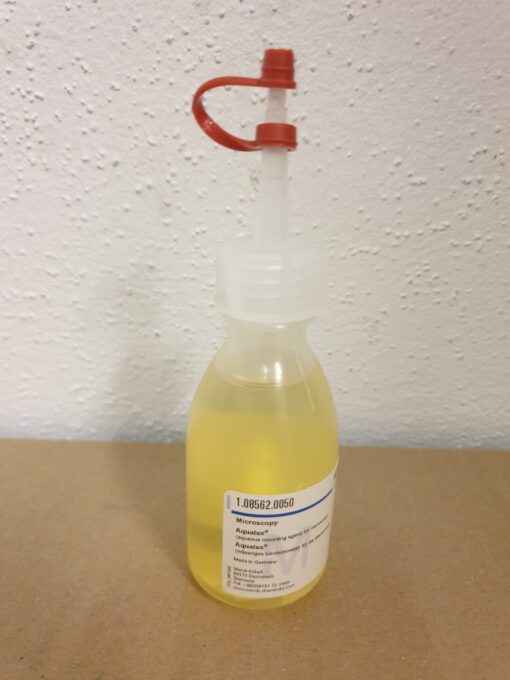 Aquatex (wässriges Eindeckmittel) für die Mikroskopie