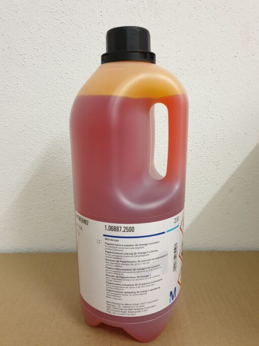 Pap.-Lsg. 2B Orange-II-Lsg. (Ethanol-Methanol-Gemisch) f.d.zytol.Krebs-u.Zyklusdiagnostik