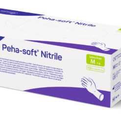 Peha-soft nitrile powderfree, der Latex- und puderfreie Untersuchungs- und Schutzhandschuh aus synthetischem Nitrilkautschuk.