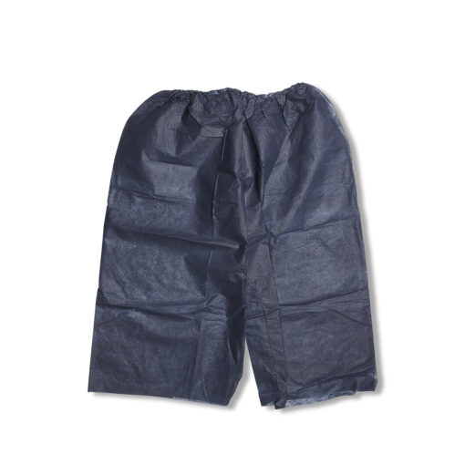 Koloskopiehose blau, mit Schlitz und Taillengummi
