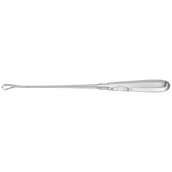 RECAMIER Uteruskürette, 300 mm (11 3/4"), fest, spitz, Fig. 1, Breite: 8,500 mm