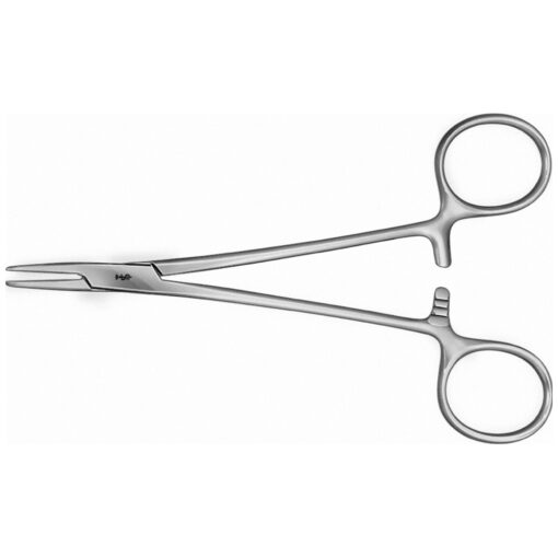 MAYO-HEGAR Nadelhalter, gerade, 150 mm (6"), mittelfeines Modell, Maul mit Längskehle