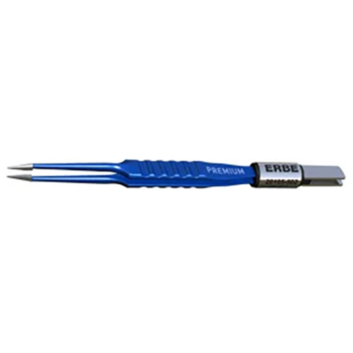 Erbe Bipolare Pinzette PREMIUM, gerade, Spitze 0,4 mm, sehr fein, Länge 120 mm
