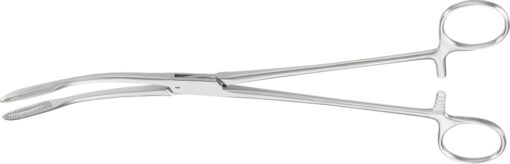 MAIER Kornzange, gebogen, 260 mm (10 1/4"), gerieft, Durchsteckschluss, mit Sperre,