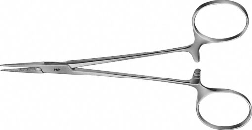 MICRO-HALSTED Arterienklemme, gerade, 125 mm (5"), feingliedrig