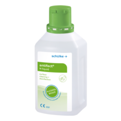 Antifect N Liquid, Alkoholische Schnelldesinfektion von nicht-invasiven Medizinprodukten und Flächen.