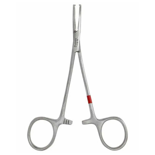 Micro-Mosquito-Klemme, chirurgisch, gebogen,  12,5 cm