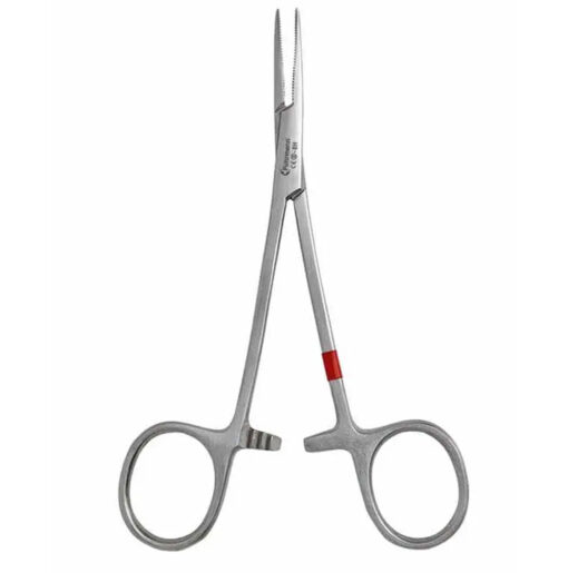 Mosquito-Klemme, anatomisch, gebogen, fein,  12,5 cm