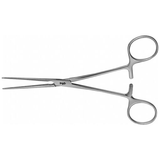 PEAN ATRAUMATA Gefäßklemme, gerade, 155 mm (6"), DE BAKEY-Zahnung, Maullänge: 50 mm