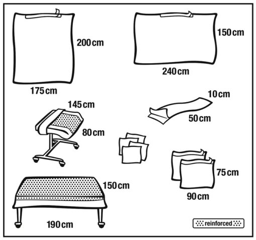 Foliodrape protect Universal Set IV