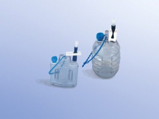 Einmal-Redon-Flasche (200 ml) als Stationssystem (Wechselflasche) mit Large-Lock-Konnektor,