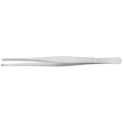 Chirurgische Pinzette, gerade, 180 mm (7"), 2 x 3 Zähne, unsteril,