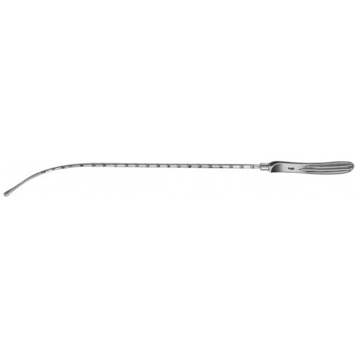 SIMS Uterussonde, gebogen, 330 mm (13 1/8"), Durchm. 4 mm