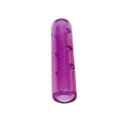 Schutzkappen gelocht, Kappenlänge: 51mm, violett transluzent