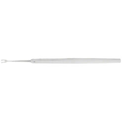 GUTHRIE Wundhaken, 130 mm (5"), 2 Zinken, spitz, Tiefe: 2,20 mm, Breite: 3 mm