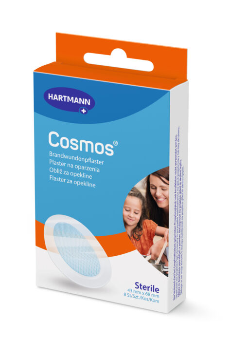 cosmos Brandwundenpflaster  68x43 mm,Fördert die Heilung von kleinen Brandwunden