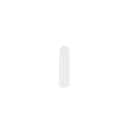 Präzisionsschutzkappe 2,8 x 19 mm gelocht, naturfarbig