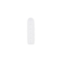 Präzisionsschutzkappe 5,0 x 25,0 mm, gelocht, naturfarbig