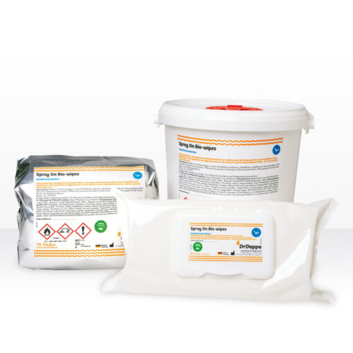 Spray On Bio-wipes Flowpack