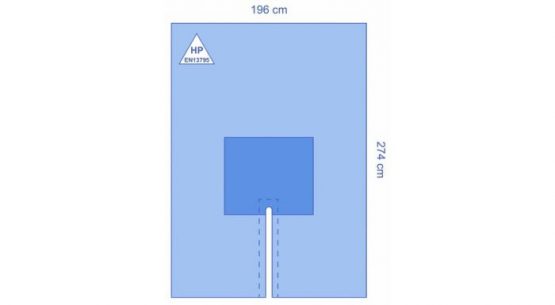 OPS™ Ultimate Schlitztuch, verstärkt 196 x 279cm, Schlitz 6 x 94 cm