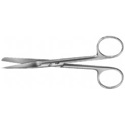 Chirurgische Schere, gerade, spitz/stumpf, 145 mm