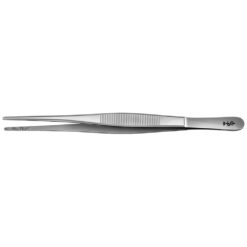 Anatomische Pinzette, gerade, mittel, gerieft, 180 mm