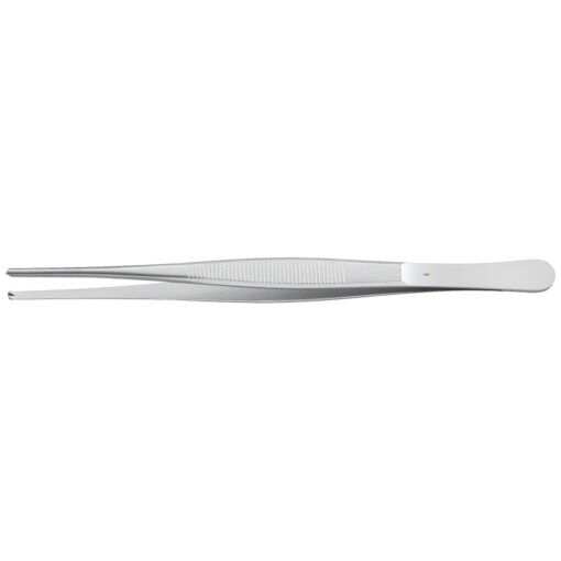 Chirurgische Pinzette, gerade, standard, 1 x 2 Zähne, 180 mm