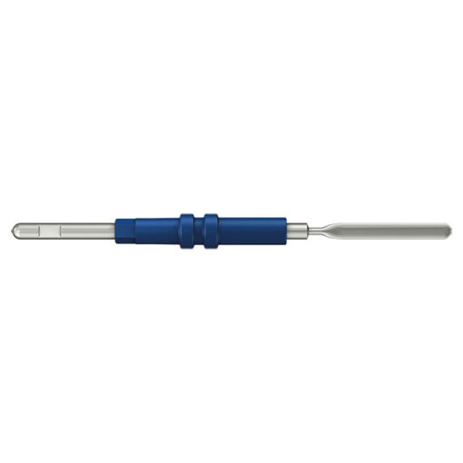 Spatelelektrode, gerade, 2,3 x 19 mm, Länge 45 mm,  zum Einmalgebrauch