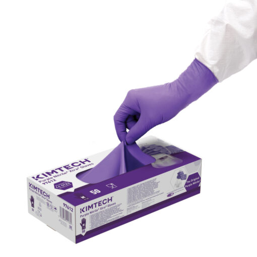 Nitril-Untersuchungshandschuhe "PURPLE-XTRA", puderfrei, unsteril, 30,5 cm, lila