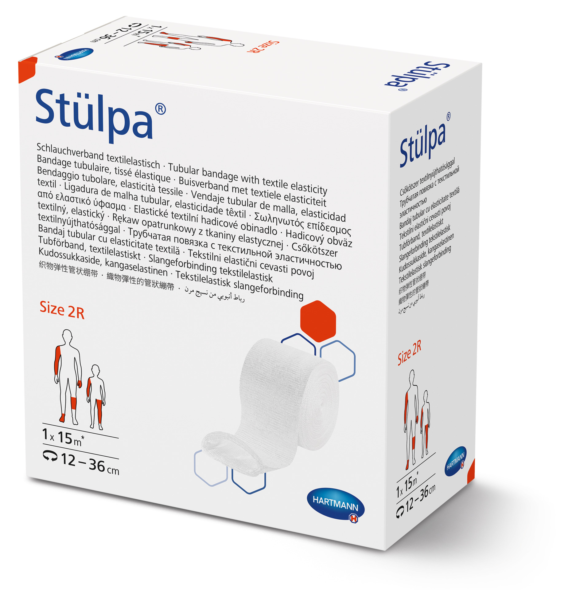 Stülpa-Rollen, der nahtlos gestrickte Schlauchverband für den universellen Einsatz.