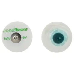 Kinder-Elektrode Solid Gel, Druckknopf-Anschluß, Schaumstoff-Klebezone, Durchmesser 30 mm