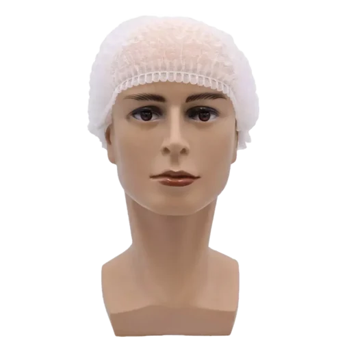 Kopfhauben Klippform weiss 52cm