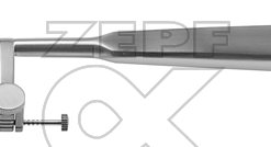 Hand Dermatom nach Silver 19 cm einstellbar von 0 - 4 mm zum Gebrauch mit Rasierklingen