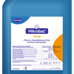Mikrobac forte, Aldehydfreier Flächen-Desinfektionsreiniger mit materialschonendem Schutzfaktor.
