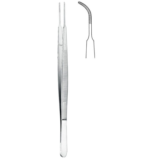 Anatomische Pinzette GERALD gebogen