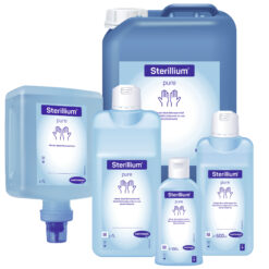 Sterillium pure, das erste ECARF-zertifizierte Hände-Desinfektionsmittel.