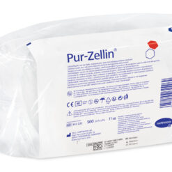 Pur-Zellin, 500 Tupfer zu 4x5 cm gebrauchsfertig vorgestanzt auf der Rolle.