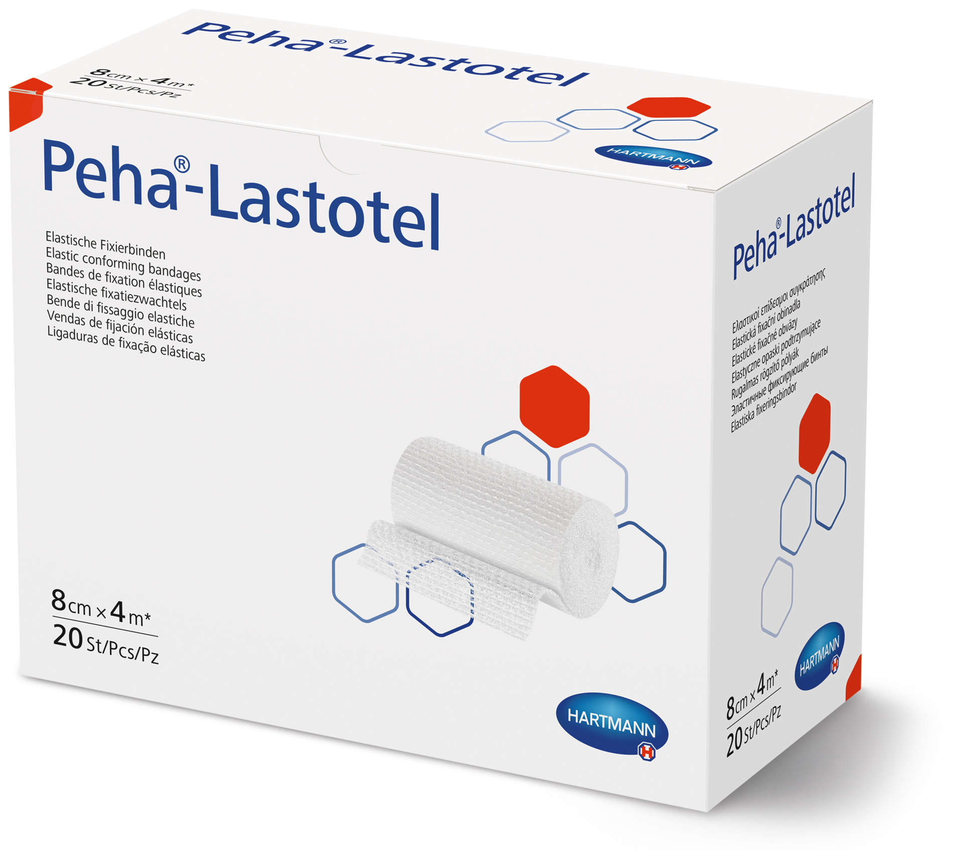 Peha-Lastotel, die hochelastische Fixierbinde aus strapazierfähigem Spezialgewebe