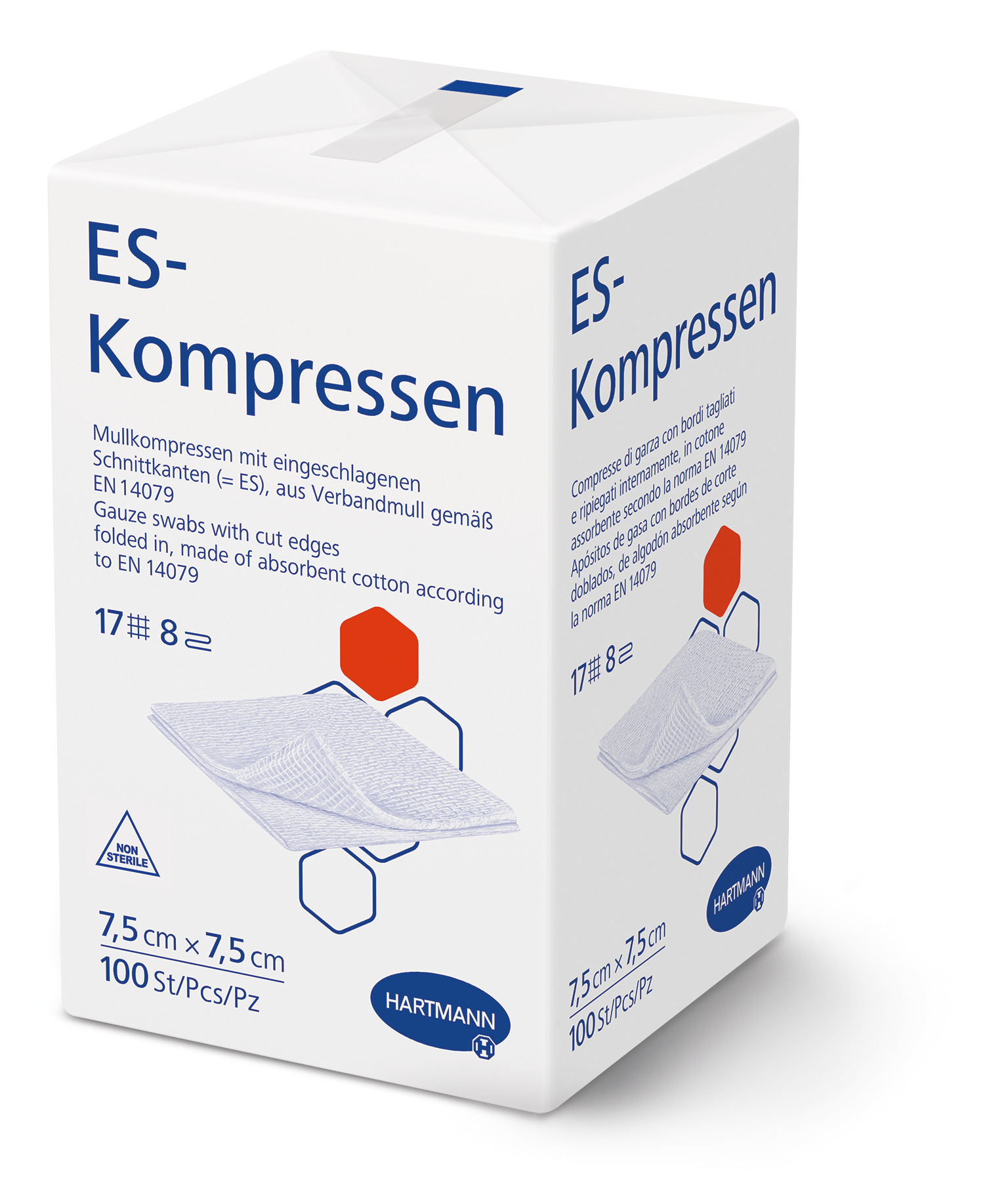 ES-Kompressen unsteril, 8-fach