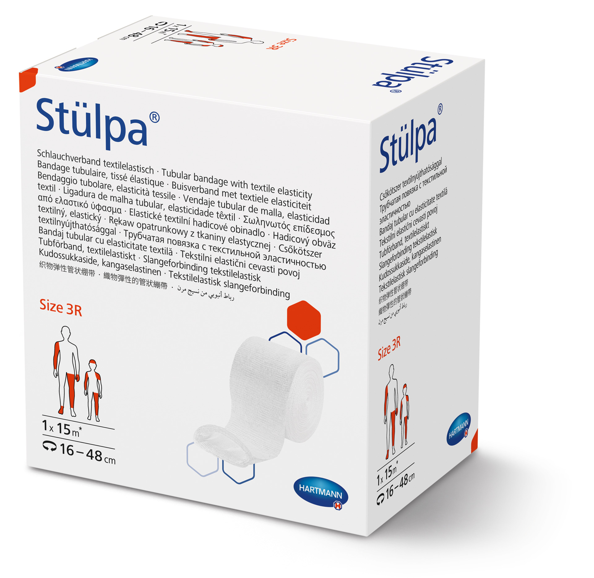 Stülpa-Rollen, der nahtlos gestrickte Schlauchverband für den universellen Einsatz.