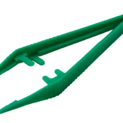 Anatomische Pinzette 12,5cm grün, zum Einmalgebrauch