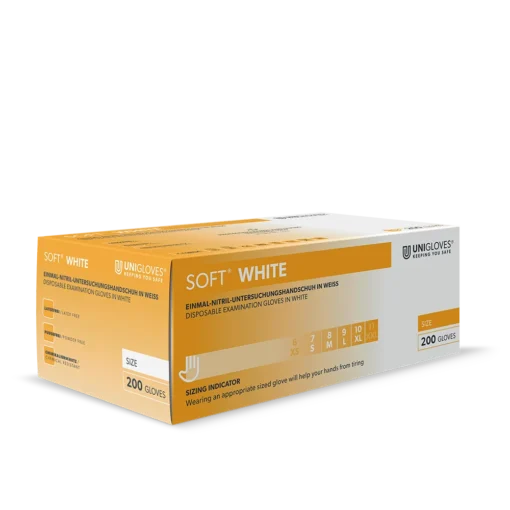 Handschuhe Nitril Soft  White